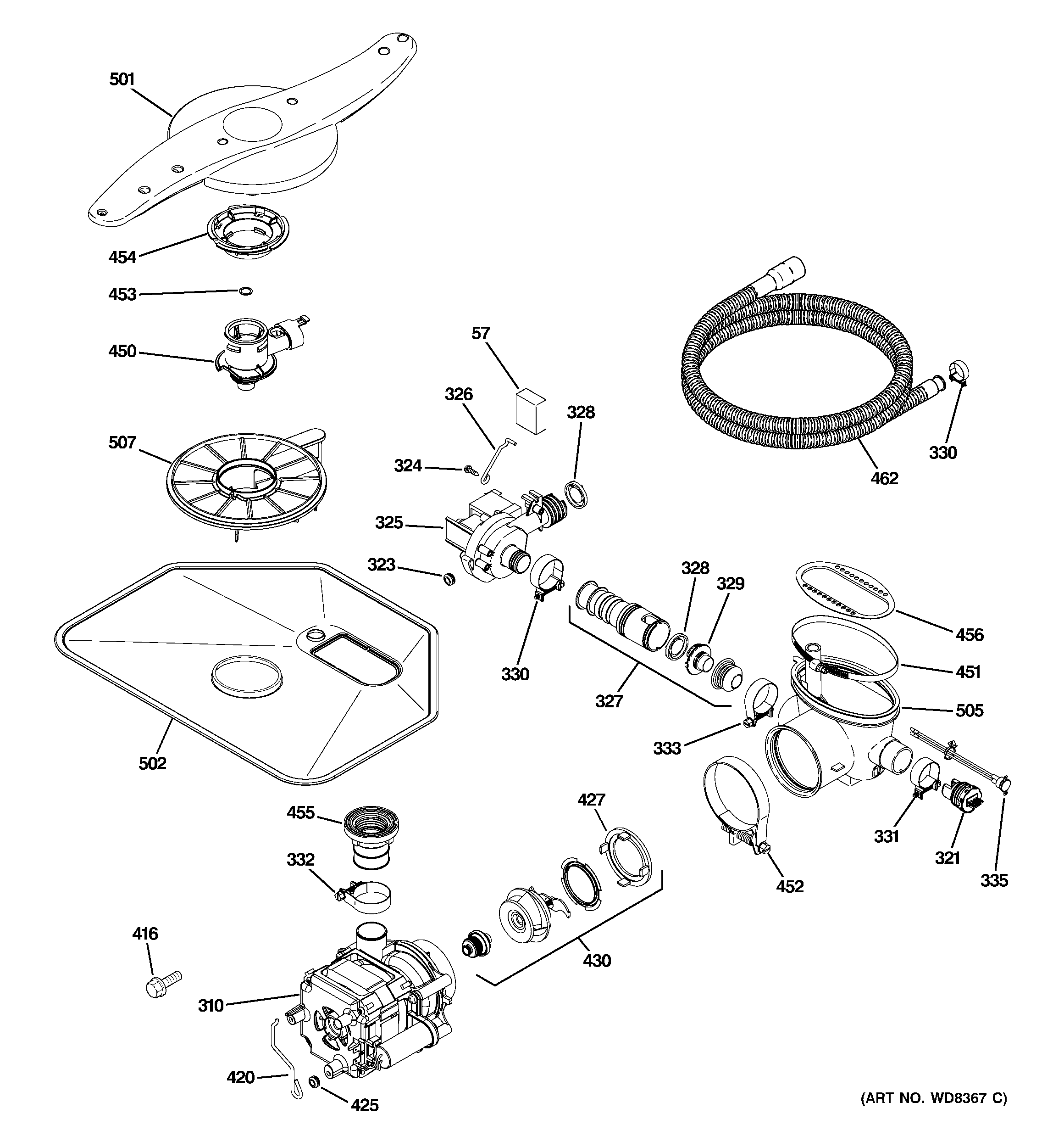 Motor-pump mechanism