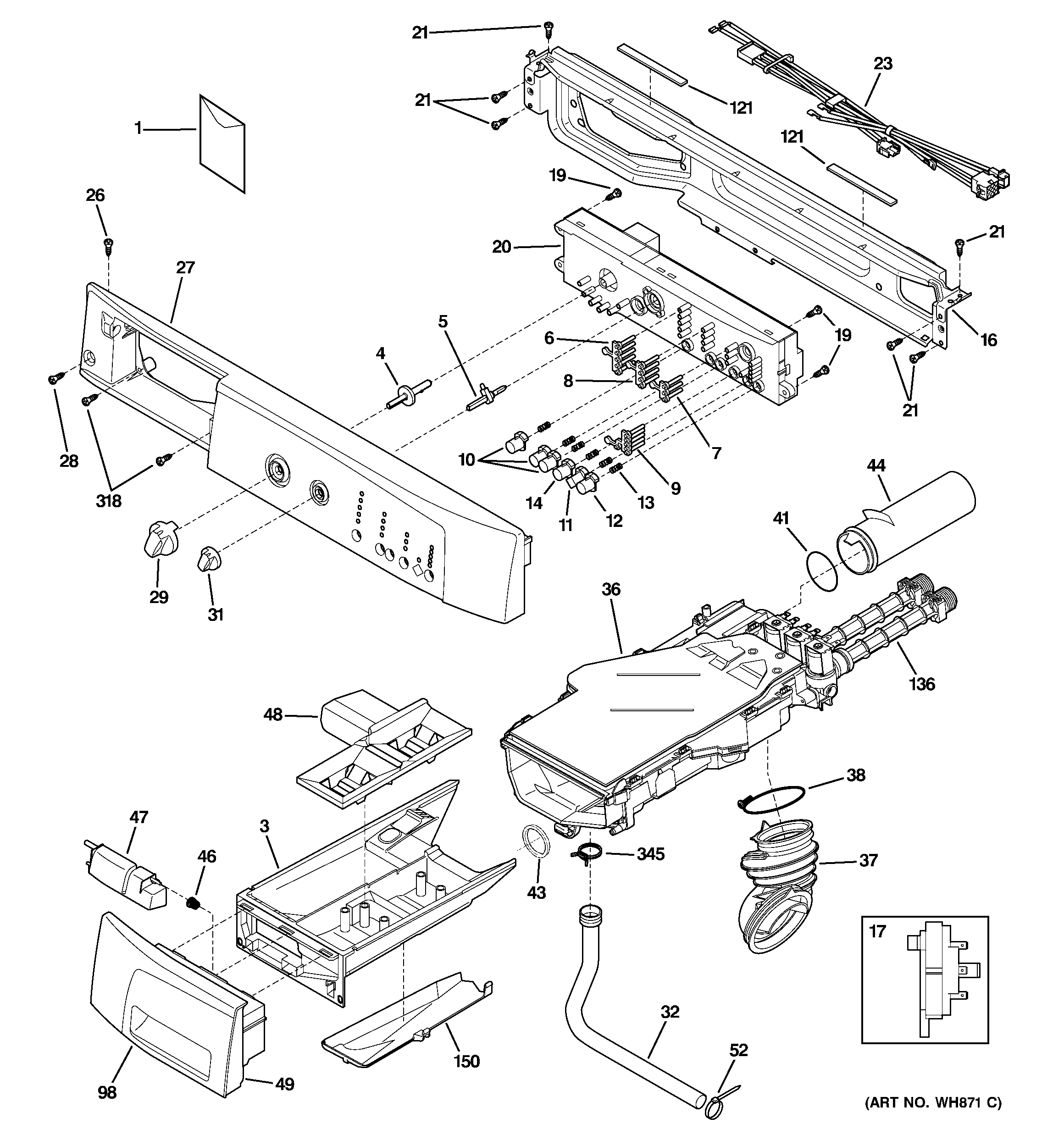Controls & dispenser