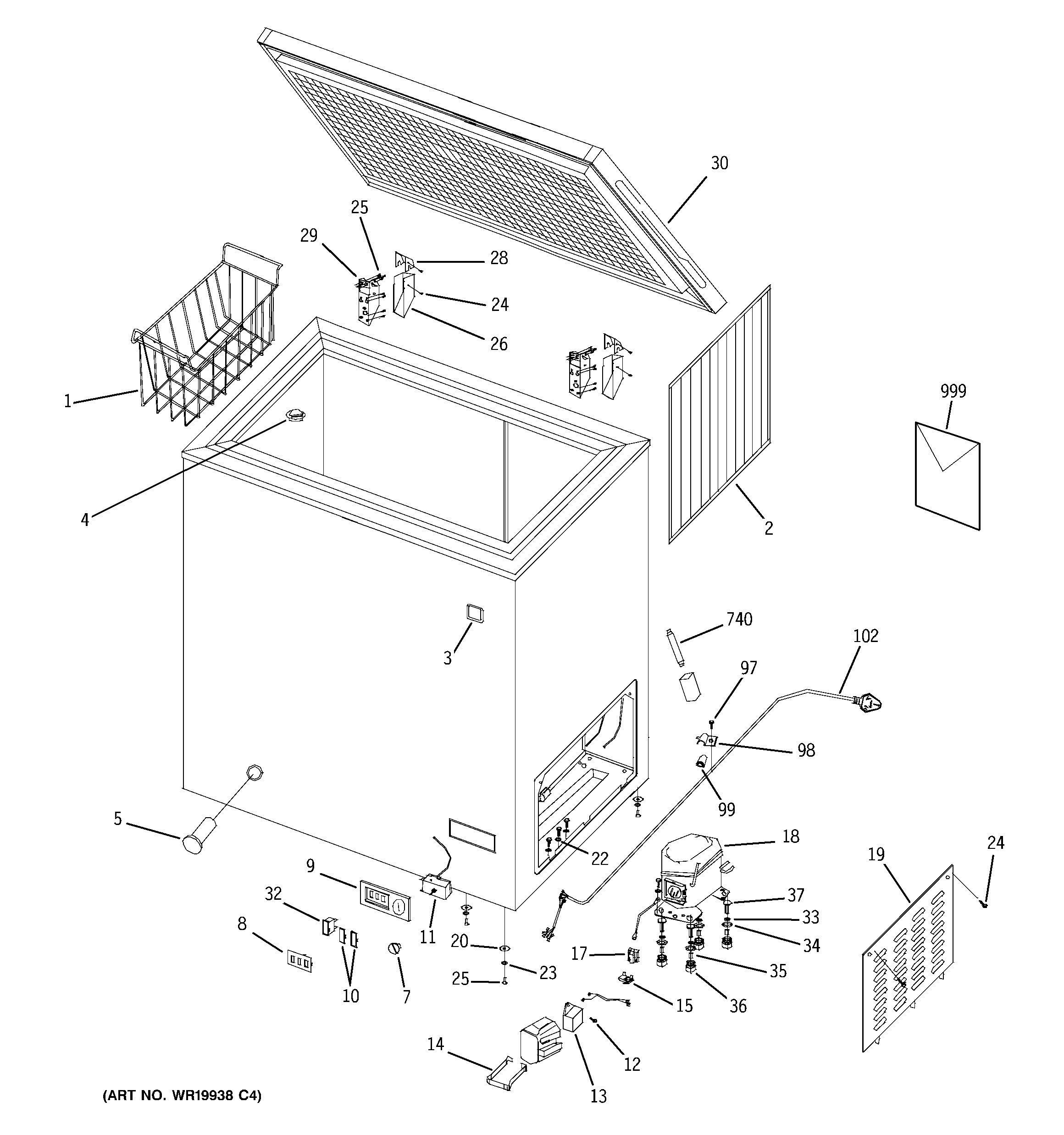 Freezer parts