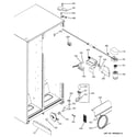 GE GSF25IGXLBB fresh food section diagram