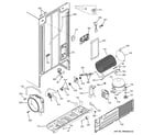 GE GSL22JFXLLB sealed system & mother board diagram