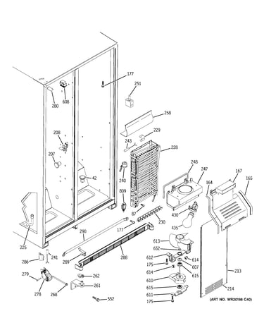 Freezer section