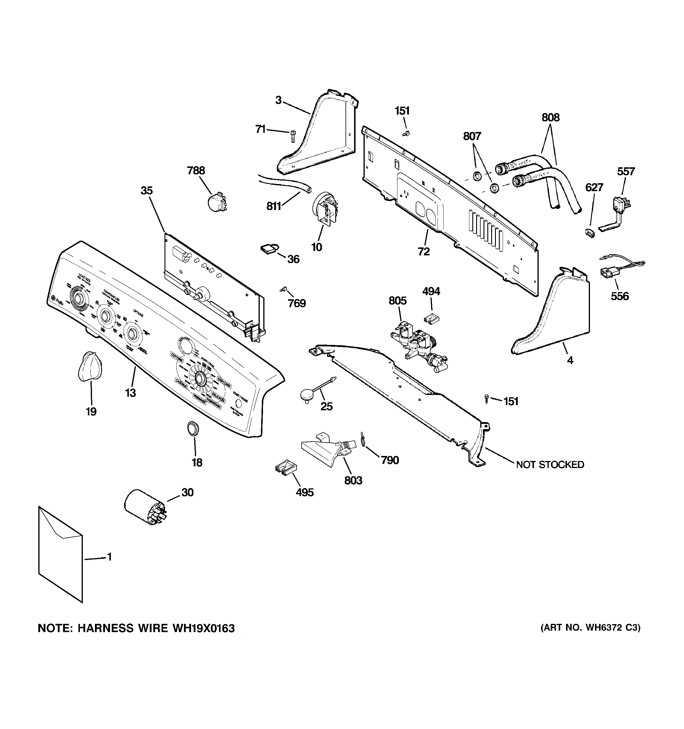 Controls & backsplash