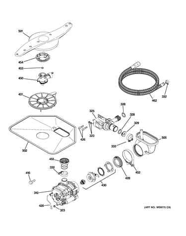Motor-pump mechanism