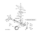 GE GSD1300N15WW motor-pump mechanism diagram