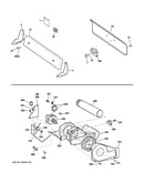 Backsplash, blower & motor assembly