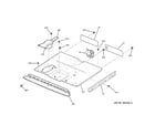 GE JKP35SP2SS center spacer diagram