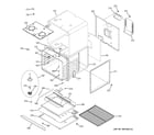 GE JKP35SP2SS lower oven diagram