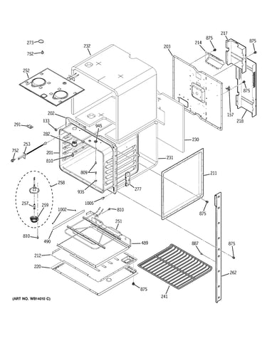 Upper oven