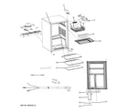 GE WMR04GAVCBB refrigerator parts diagram