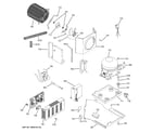 GE ZISP480DTASS sealed system & mother board diagram