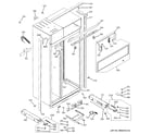 GE ZISP480DTASS case parts diagram