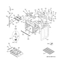 GE PB910DP1BB body parts diagram