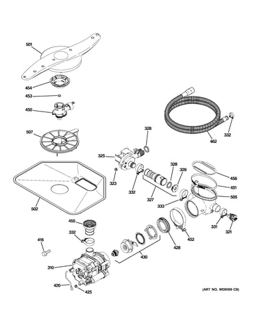 Motor-pump mechanism