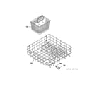 GE GLD2850T05CS lower rack assembly diagram