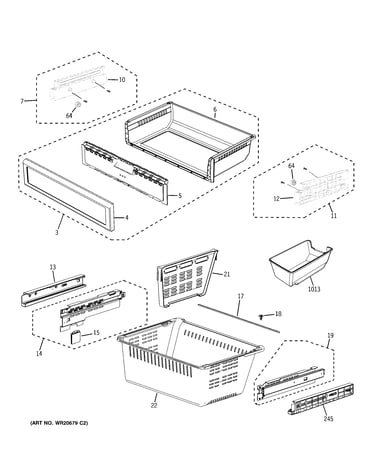 Freezer shelves