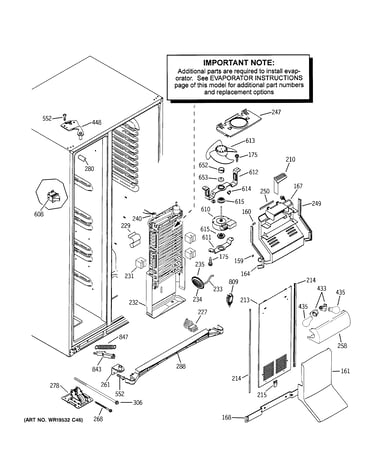 Freezer section