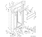 GE ZISW420DRA case parts diagram