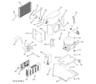 GE ZISW420DRF sealed system & mother board diagram