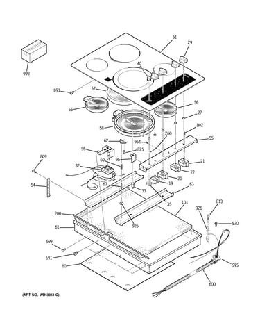 Control panel & cooktop