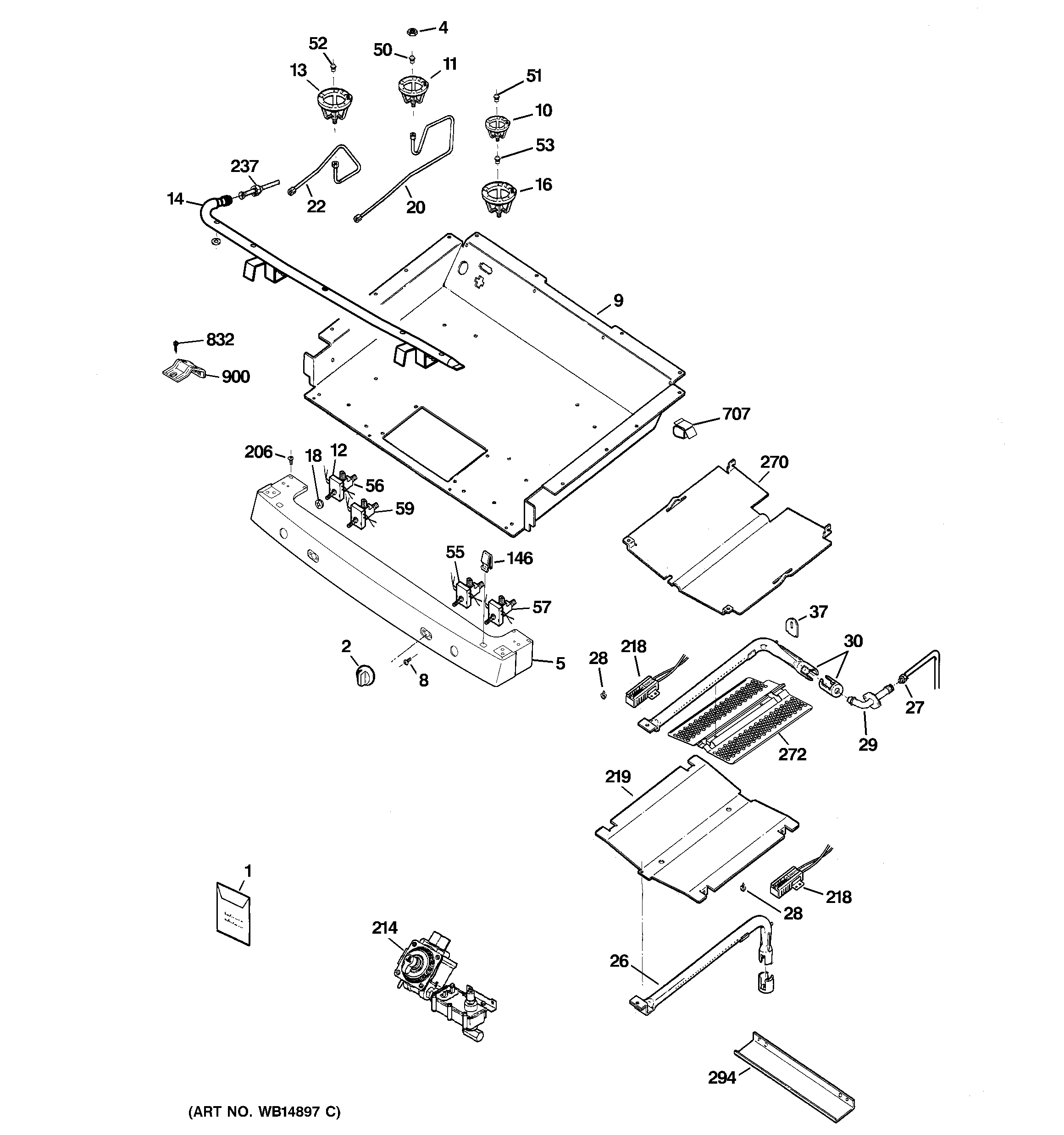 Gas & burner parts