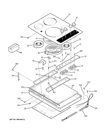 Control panel & cooktop