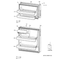 Hotpoint HTN16BBX3RWW doors diagram