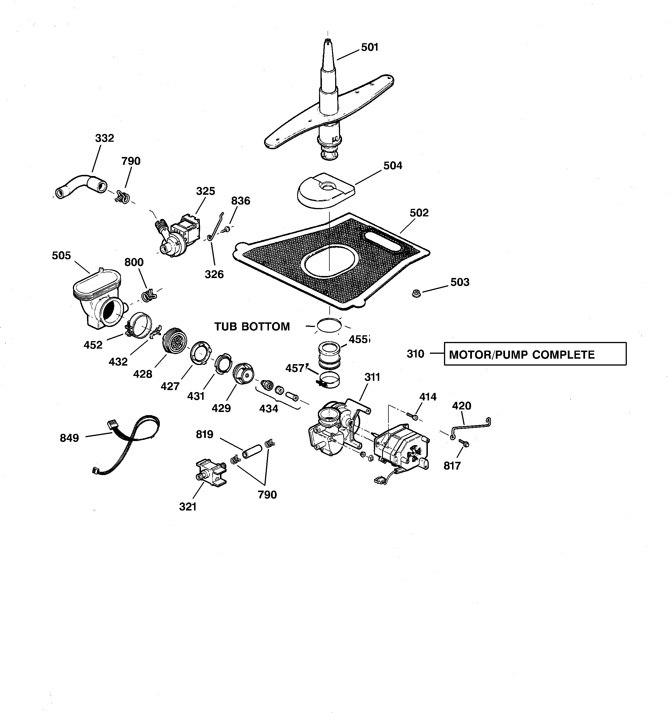 MOTOR-PUMP MECHANISM