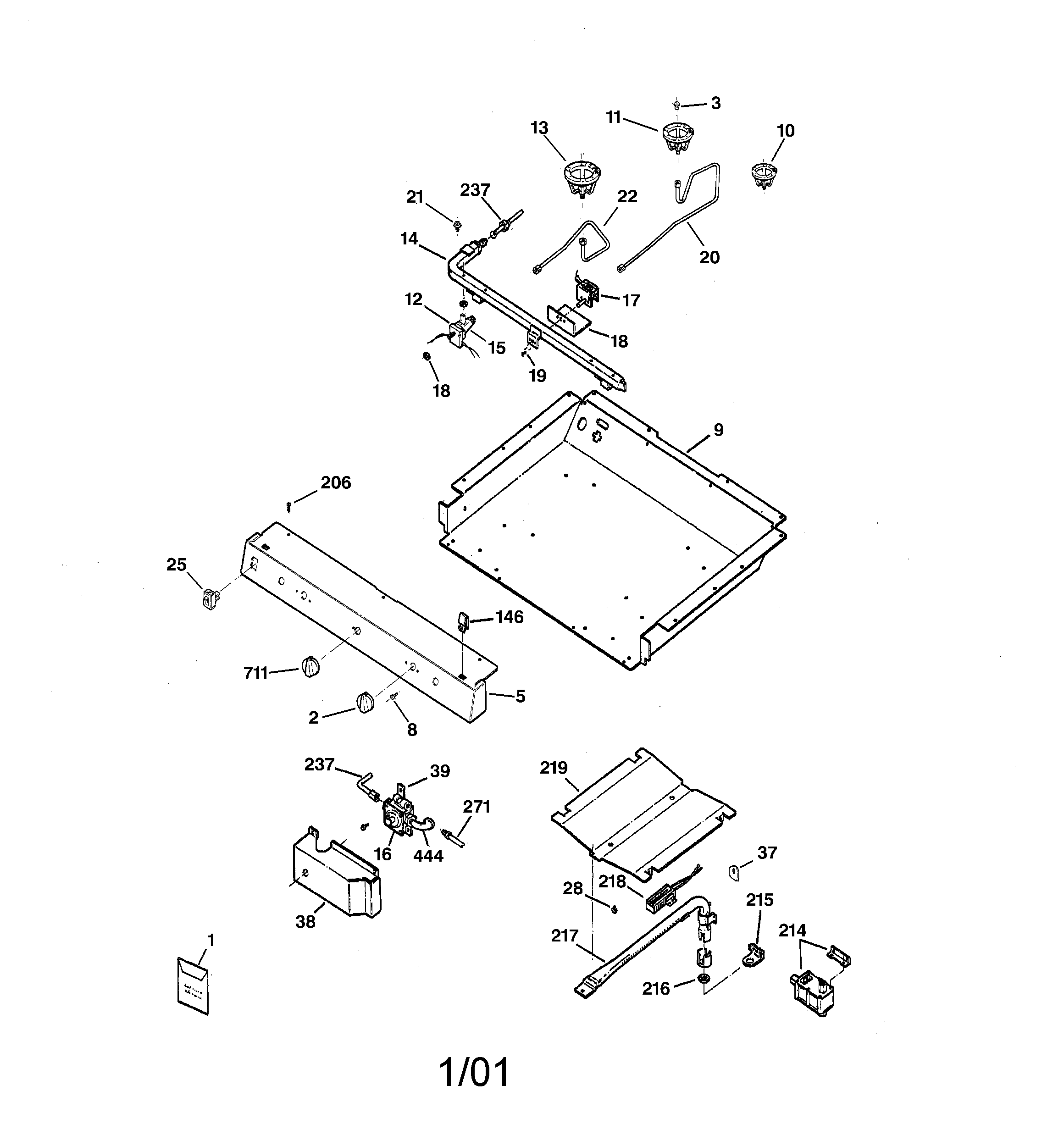 GAS & BURNER PARTS