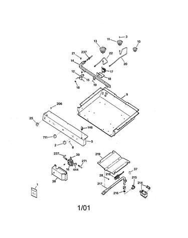 Gas & burner parts