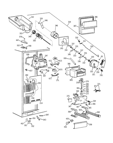 Freezer section