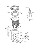 Tub, basket & agitator