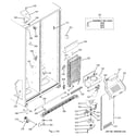 GE GSS25GFXNWW freezer section diagram