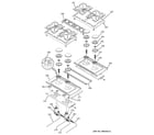 GE ZDP30N4H2SS gas & burner parts diagram