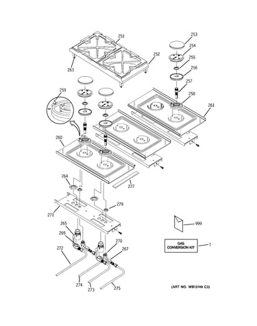 Gas & burner parts