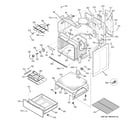 GE JB645SP4SS body parts diagram