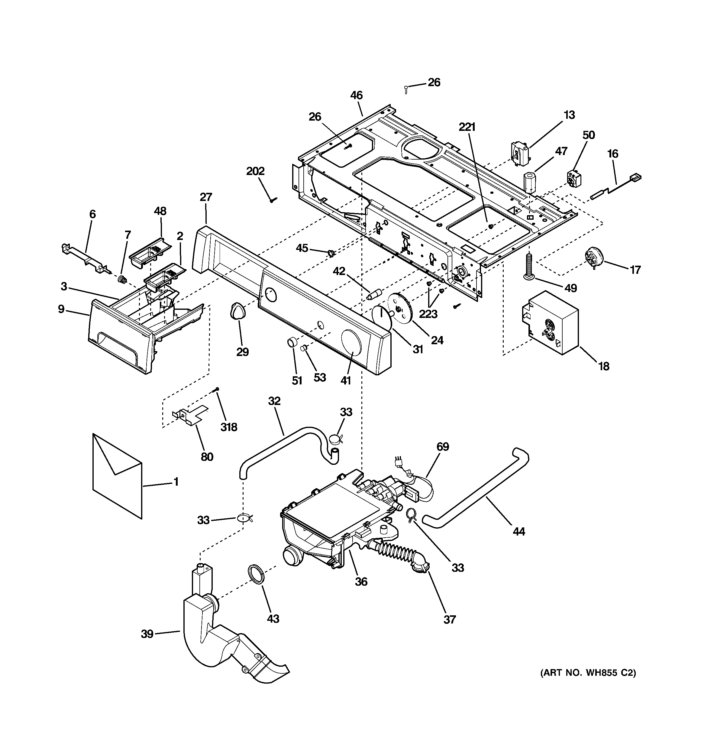 Controls & dispenser