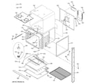 GE PK956DR1CC lower oven diagram