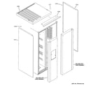 GE GWU23LGYAFSS clad components diagram