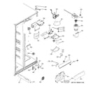 GE GWU23LGYAFSS fresh food section diagram