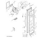 Hotpoint HSM25GFTJSA freezer door diagram