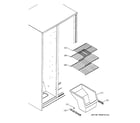 Hotpoint HSM25GFTJSA freezer shelves diagram