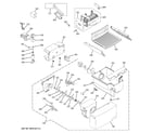 Hotpoint HSM25GFTJSA ice maker & dispenser diagram