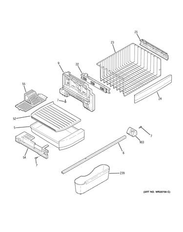 Freezer shelves