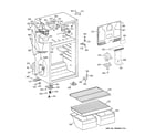 GE GTH18CCT3RBB cabinet diagram