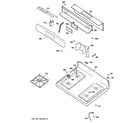 GE JGBS19DEN6WW control panel & cooktop diagram