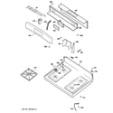 GE JGBS19GER2SA control panel & cooktop diagram