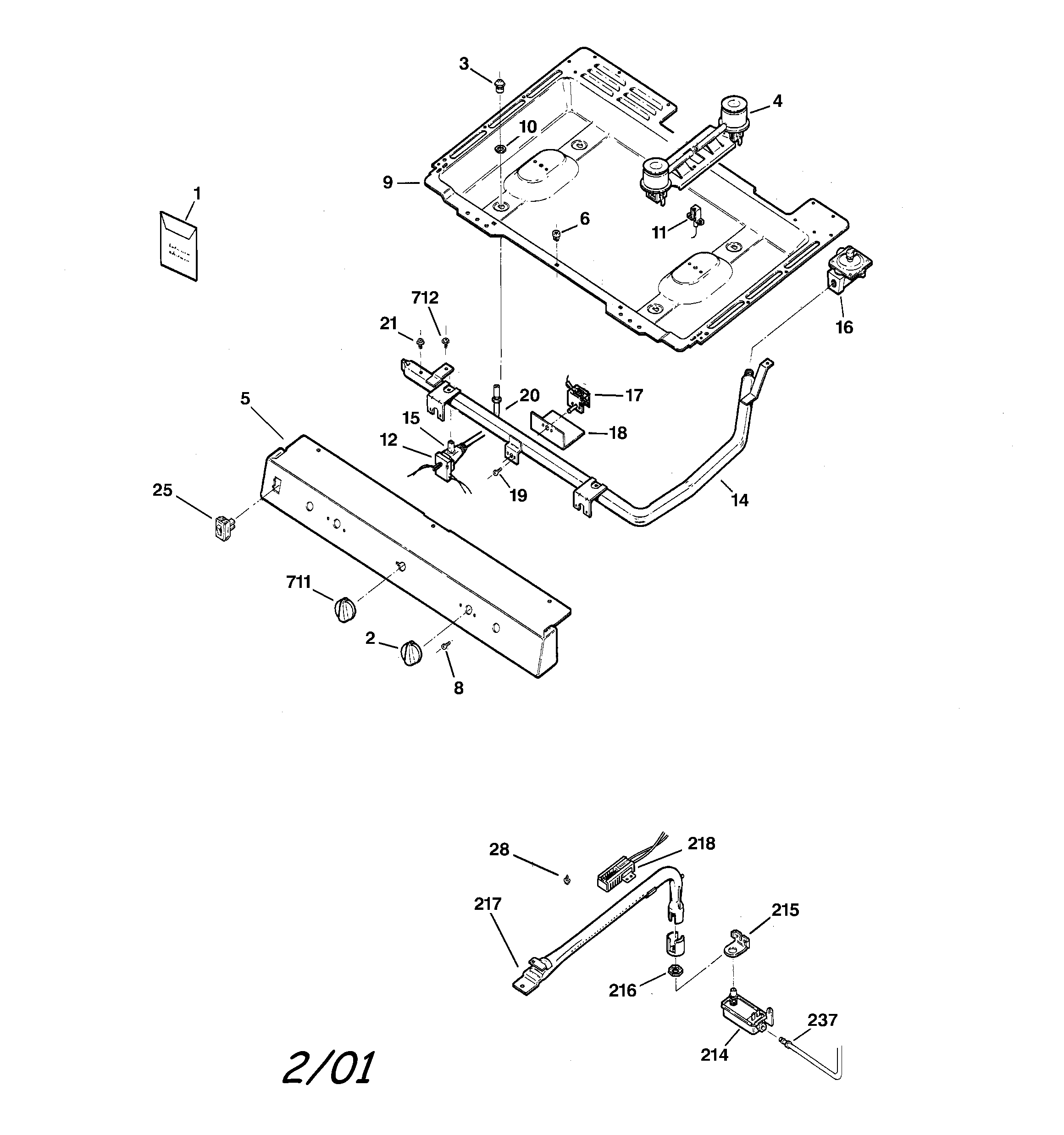 Gas & burner parts