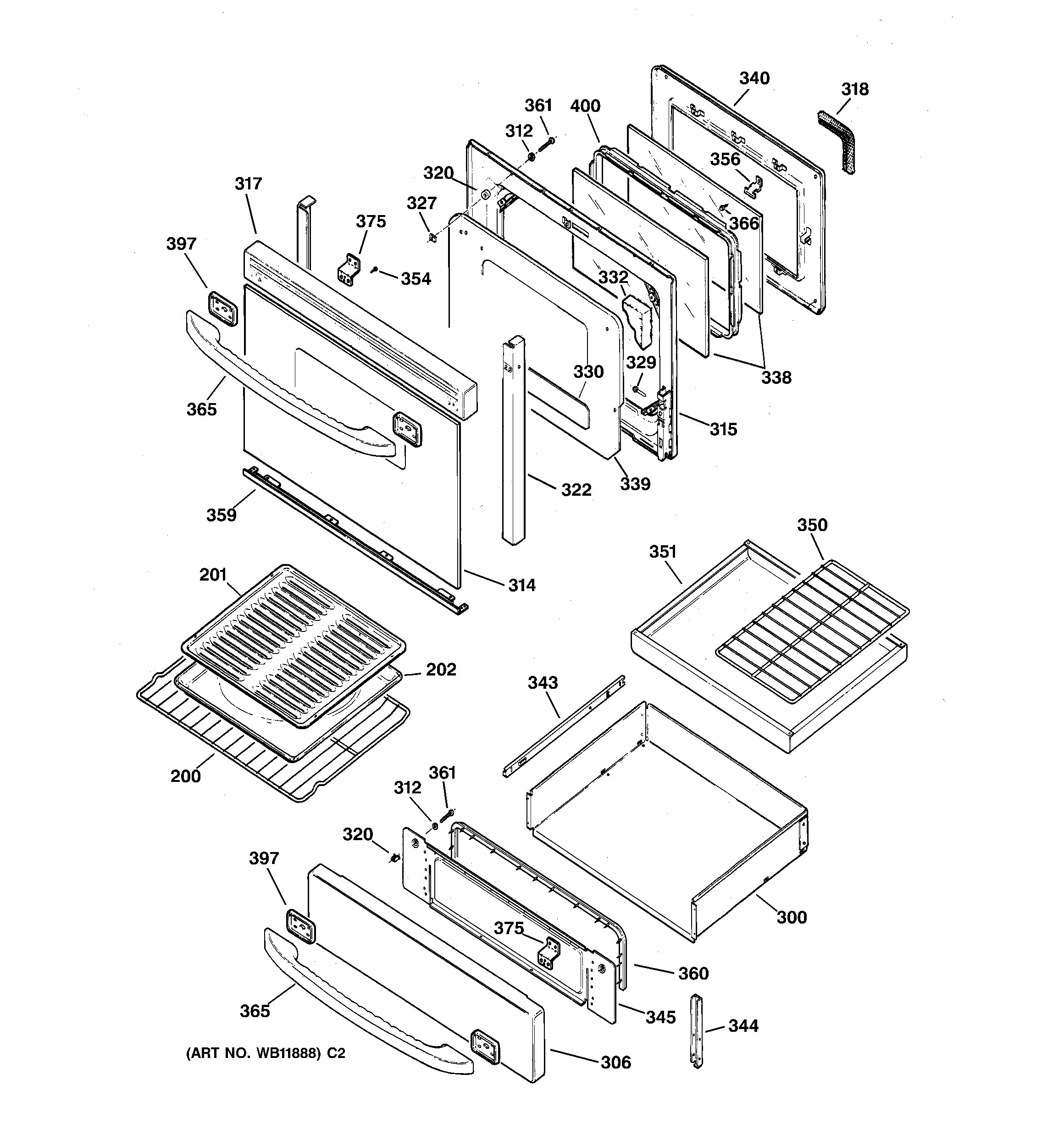 Door & drawer parts