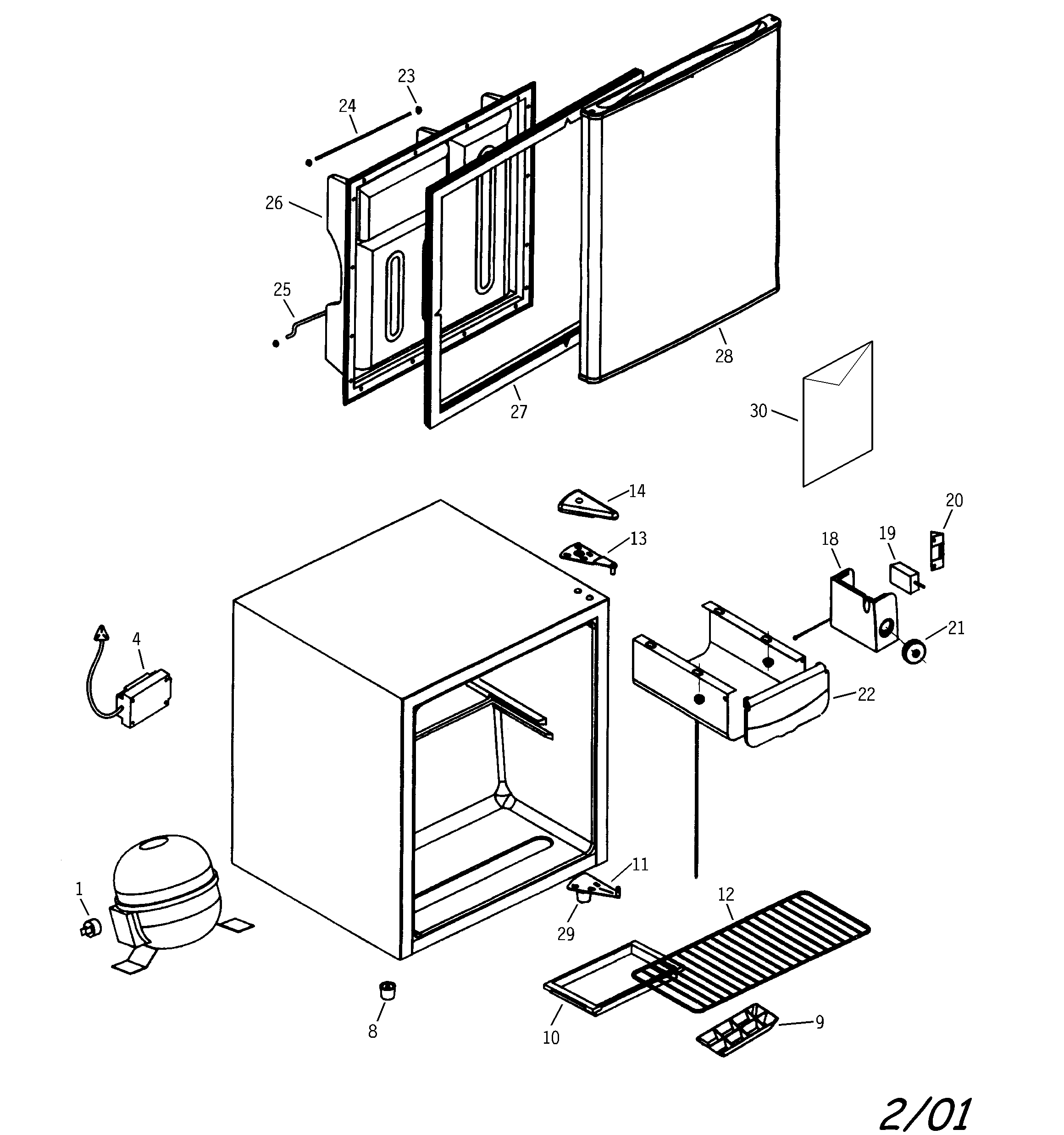 Refrigertor parts